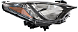 Driver and Passenger Side Headlights, without Bulbs, Halogen, Sedan, CAPA Certified