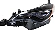 Driver and Passenger Side LED Headlight, With bulb(s), OE Replacement
