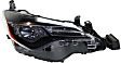 Driver and Passenger Side LED Headlight, With bulb(s), OE Replacement