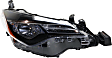 Driver and Passenger Side LED Headlight, With bulb(s), OE Replacement,, CAPA Certified