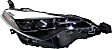 Driver and Passenger Side Headlights, with Bulbs, LED, Sedan, CAPA Certified
