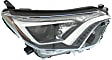 2017 Toyota RAV4 - Driver and Passenger Side Halogen Headlight, Without bulb(s),  Japan Built Vehicle, OE Replacement, Sport Utility
