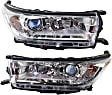 2019 Toyota Highlander - Driver and Passenger Side Halogen Headlight, With bulb(s), OE Replacement
