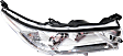 2019 Toyota Highlander - Driver and Passenger Side Halogen Headlight, With bulb(s), OE Replacement