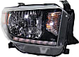 Driver and Passenger Side Halogen Headlight, With bulb(s), OE Replacement