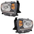 Driver and Passenger Side Halogen Headlight, With bulb(s), OE Replacement, CAPA Certified