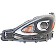 Driver and Passenger Side LED Headlight, With bulb(s), OE Replacement