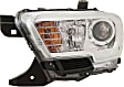 Driver and Passenger Side Headlights, with Bulbs, Halogen, For Models without LED Daytime Running Light