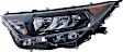 Driver and Passenger Side LED Headlight, With bulb(s), OE Replacement,, CAPA Certified