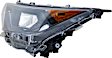 Driver and Passenger Side LED Headlight, With bulb(s), OE Replacement,, CAPA Certified