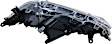 Driver and Passenger Side LED Headlight, With bulb(s), OE Replacement,, CAPA Certified