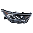 Driver and Passenger Side Headlights, with Bulbs, LED, North America Built Vehicle