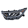 Driver and Passenger Side Headlights, with Bulbs, LED, North America Built Vehicle