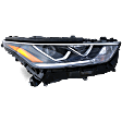 Driver and Passenger Side LED Headlight, With bulb(s), OE Replacement