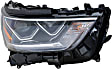 Driver and Passenger Side LED Headlight, With bulb(s), OE Replacement, CAPA Certified