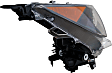 Driver and Passenger Side Headlights, with Bulbs, LED, Japan Built Vehicle, For Models with Adaptive Headlight and Black Bezel, CAPA CERTIFIED