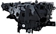 Driver and Passenger Side Headlights, with Bulbs, LED, Japan Built Vehicle, For Models with Adaptive Headlight and Black Bezel, CAPA CERTIFIED