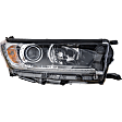 Driver and Passenger Side Headlights, with Bulbs, Halogen, For Models without Smoked Chrome Accent