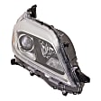 Driver and Passenger Side HID/Xenon Headlight, Without bulb(s), OE Replacement
