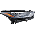 Driver and Passenger Side LED Headlight, With bulb(s), OE Replacement