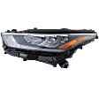Driver and Passenger Side LED Headlight, With bulb(s), OE Replacement