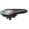 Driver and Passenger Side LED Headlight, With bulb(s), OE Replacement