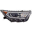 Driver and Passenger Side Headlights, with Bulbs, LED, For Models without Adaptive Headlights, North America Built Vehicle