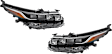 Driver and Passenger Side Headlights, With bulb(s), LED