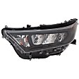 Driver and Passenger Side LED Headlight, With bulb(s), OE Replacement