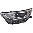 Driver and Passenger Side Headlights, without Bulbs, Halogen, For Models without Adaptive Frontlighting Systems (AFS), Japan Built Vehicle