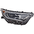 Driver and Passenger Side Headlights, without Bulbs, Halogen, For Models without Adaptive Frontlighting Systems (AFS), Japan Built Vehicle, CAPA Certified