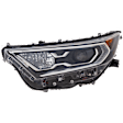 Driver and Passenger Side Headlights, without Bulbs, Halogen, For Models without Adaptive Frontlighting Systems (AFS), Japan Built Vehicle, CAPA Certified