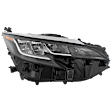 Driver and Passenger Side LED Headlight, With bulb(s), OE Replacement