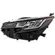 Driver and Passenger Side LED Headlight, With bulb(s), OE Replacement