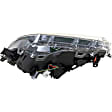 Driver and Passenger Side Headlights, with Bulbs, LED, For Models without Adaptive Headlights
