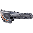 Driver and Passenger Side Headlights, with Bulbs, LED, North America Built Vehicle, CAPA Certified