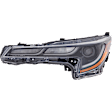 Driver and Passenger Side Headlights, with Bulbs, LED, North America Built Vehicle, CAPA Certified