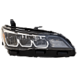 Driver and Passenger Side LED Headlight, With bulb(s), OE Replacement