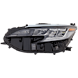 Driver and Passenger Side LED Headlight, With bulb(s)
