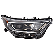 Driver and Passenger Side Headlights, without Bulbs, LED, For Models without Adaptive Headlights, CAPA Certified
