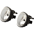 Front, Driver and Passenger Side Fog Lights, With bulb(s), Halogen, Without Breather Valve
