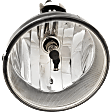 Front, Driver and Passenger Side Fog Lights, With bulb(s), Halogen, Without Breather Valve