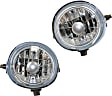 Front, Driver and Passenger Side Fog Lights, With Bulb(s), Halogen