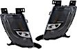 2016 Tesla Model S - Front, Driver and Passenger Side LED Fog Light, With bulb(s), OE Replacement
