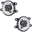 Front, Driver and Passenger Side LED Fog Light, With bulb(s)