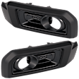 2019 Toyota 4Runner - Driver and Passenger Side Fog Light Trim, For Models Without Night Shade Edition and 20" Wheels Model, Black