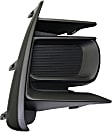 Front, Driver and Passenger Side Fog Light Trims, Black