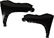 Front, Driver and Passenger Side Fenders