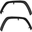 Fender Flares - Front, Driver and Passenger Side, Textured Black, CAPA CERTIFIED