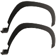 Front, Driver and Passenger Side Fender Flares, Textured Black